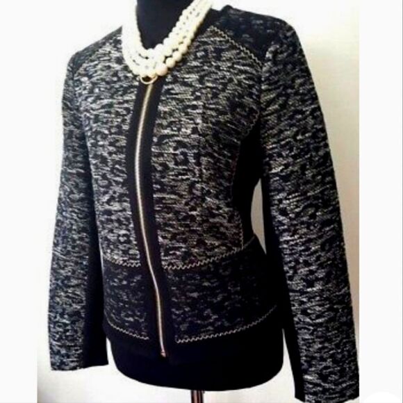 Chico's Evening Coat Size 2 - Picture 4 of 5